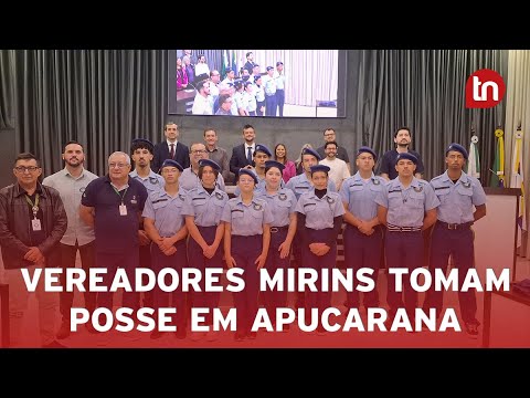 Câmara de Vereadores realiza posse do Parlamento Jovem de Apucarana