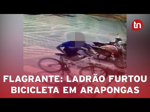 Homem é preso após furtar bicicleta em Arapongas
