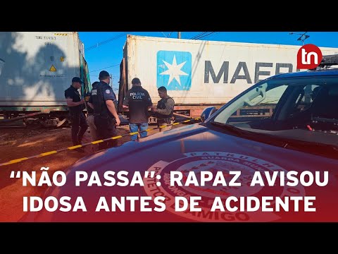 Idosa morre após ser atropelada por trem em Arapongas