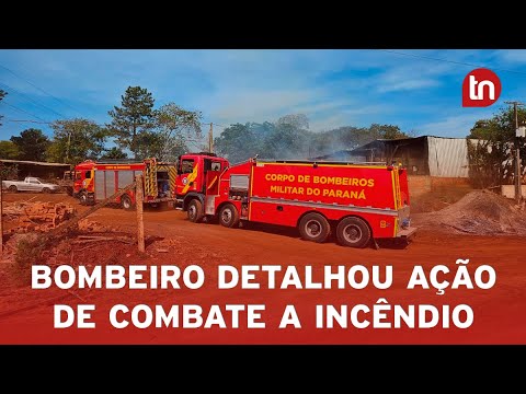 Pane elétrica pode ter provocado incêndio em madeireira, diz bombeiro