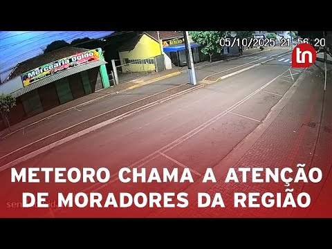 Passagem de meteoro chama a atenção de moradores da região