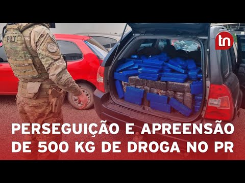 PRF apreende mais de 500 quilos de maconha em Campo Largo (PR)