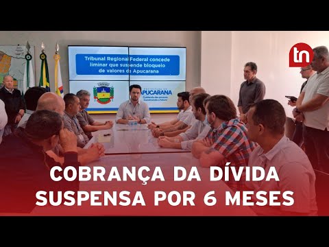 Prefeitura anuncia liminar que suspende cobrança de dívida por 6 meses