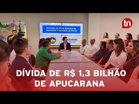 Tesouro Nacional executa dívida de R$ 1,3 bilhão de Apucarana