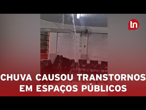 Chuva causa alagamento em pontos públicos de Apucarana