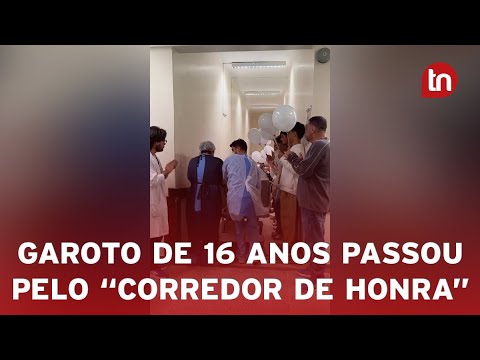 Equipe aplaude corpo de jovem após doação de órgãos no PR