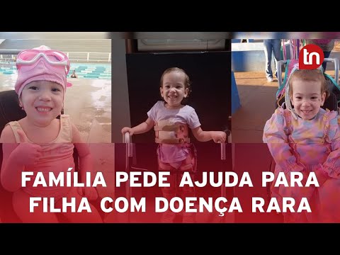 Apucarana: família pede ajuda para cirurgia de menina com doença rara