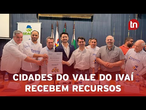 Municípios do Vale do Ivaí recebem recursos para agricultura