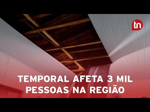 Região tem 3 mil pessoas afetadas pelo temporal, aponta Defesa Civil