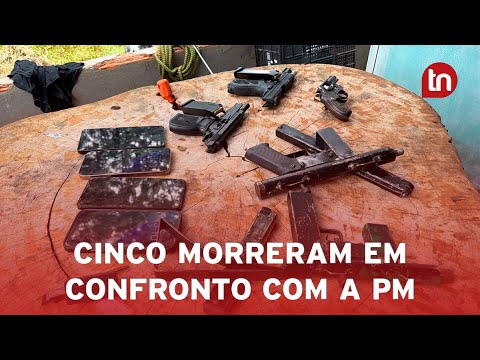 Confronto com a PM termina com cinco mortos e carga recuperada no PR