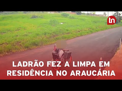 Ladrão 'faz a limpa em casa' e leva itens de bicicleta em Apucarana