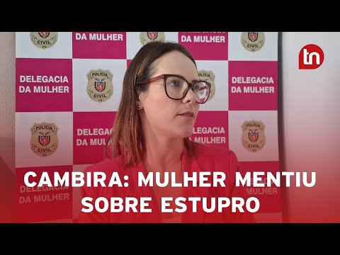 Mulher que denunciou estupro em Cambira será indiciada, diz delegada