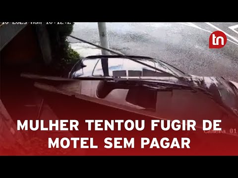 Mulher tenta fugir de motel sem pagar e é presa em flagrante em SP