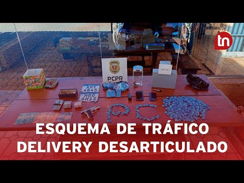 PC desarticula esquema de tráfico delivery entre Rolândia e Arapongas