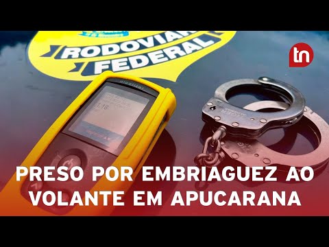 PRF prende motorista de bitrem por embriaguez em Apucarana