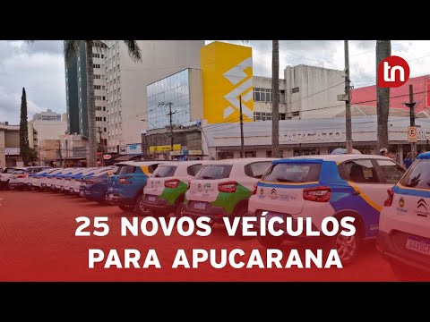 Prefeitura de Apucarana renova frota com 25 novos veículos