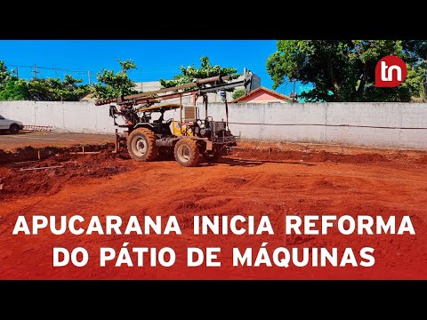 Apucarana inicia reforma do Pátio de Máquinas com investimento de R$ 1 milhão
