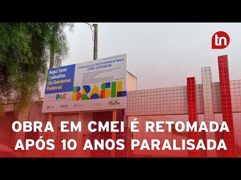 Apucarana retoma obras do CMEI Catuaí III após 10 anos de paralisação