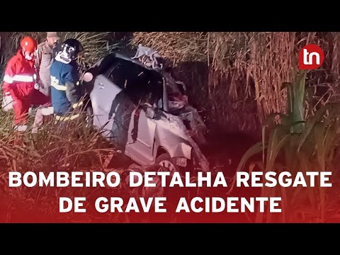 Bombeiros detalham resgate e falta de proteção na pista da PR-444