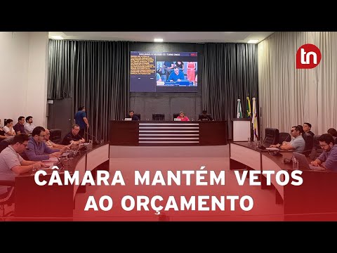Câmara de Apucarana mantém vetos ao orçamento em sessão extraordinária