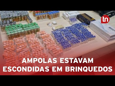 PRF apreende medicamentos escondidos em brinquedos infantis em Arapongas
