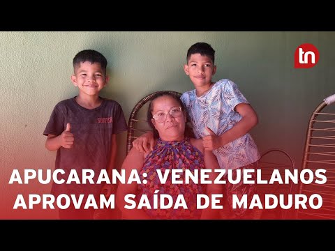 Venezuelanos que vivem em Apucarana aprovam saída de Maduro