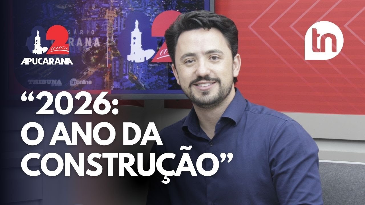 "2026 será o ano da construção em Apucarana", diz Rodolfo Mota