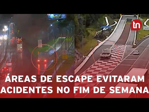 Dispositivos de segurança da BR-376 evitam dois acidentes no PR no fim de semana