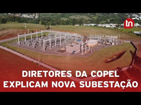 Diretores da Copel explicam funcionamento da nova subestação