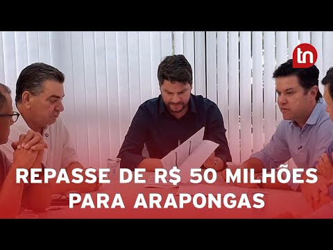 Guto Silva repassa R$ 50 milhões em investimentos para Arapongas