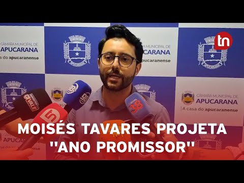 Moisés Tavares destaca produtividade da Câmara e projeta "ano promissor"