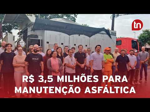 Prefeito anuncia R$ 3,5 milhões para manutenção asfáltica em Apucarana