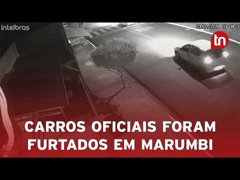 Carros oficiais furtados em Marumbi são flagrados por câmeras