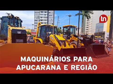 Governo do Estado entrega equipamentos rodoviários em Apucarana e região