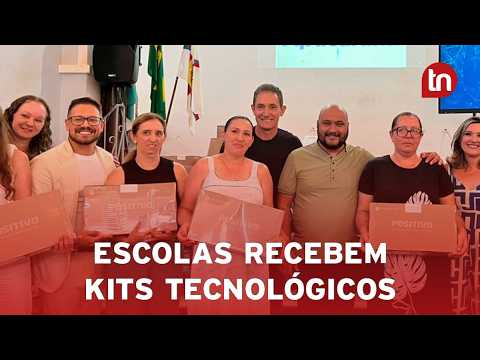 NRE entrega kits tecnológicos para escolas da região