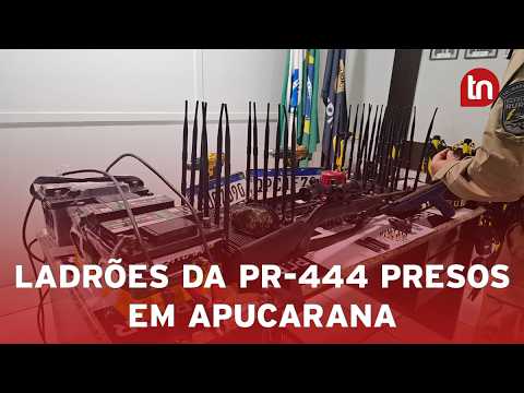 PM e Civil prendem suspeitos de assaltar ônibus e caminhões na PR-444