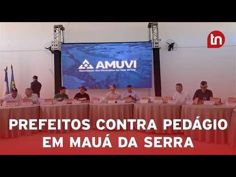 Prefeitos da região discutem alternativa ao pedágio em Mauá da Serra