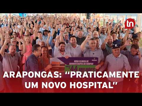 Ratinho Junior anuncia R$ 44,2 milhões para Clínica de Quimioterapia do Honpar