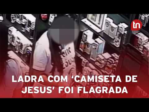 Câmera flagra mulher furtando perfume em loja de Apucarana