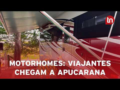 Liberdade sobre rodas: caravana de motorhomes chega a Apucarana