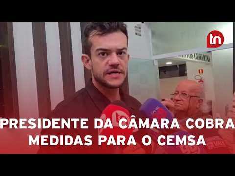 Presidente da Câmara cobra soluções após esclarecimentos sobre o Cemsa