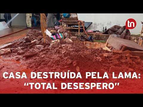"Total desespero", diz professora que teve parede de casa desabada em Apucarana
