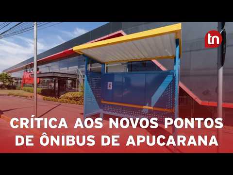 Vereador critica falta de bancos em novos pontos de ônibus
