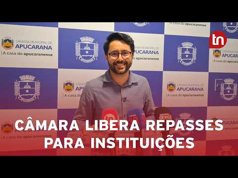 Vereadores aprovam repasses de R$ 1,1 mi para entidades