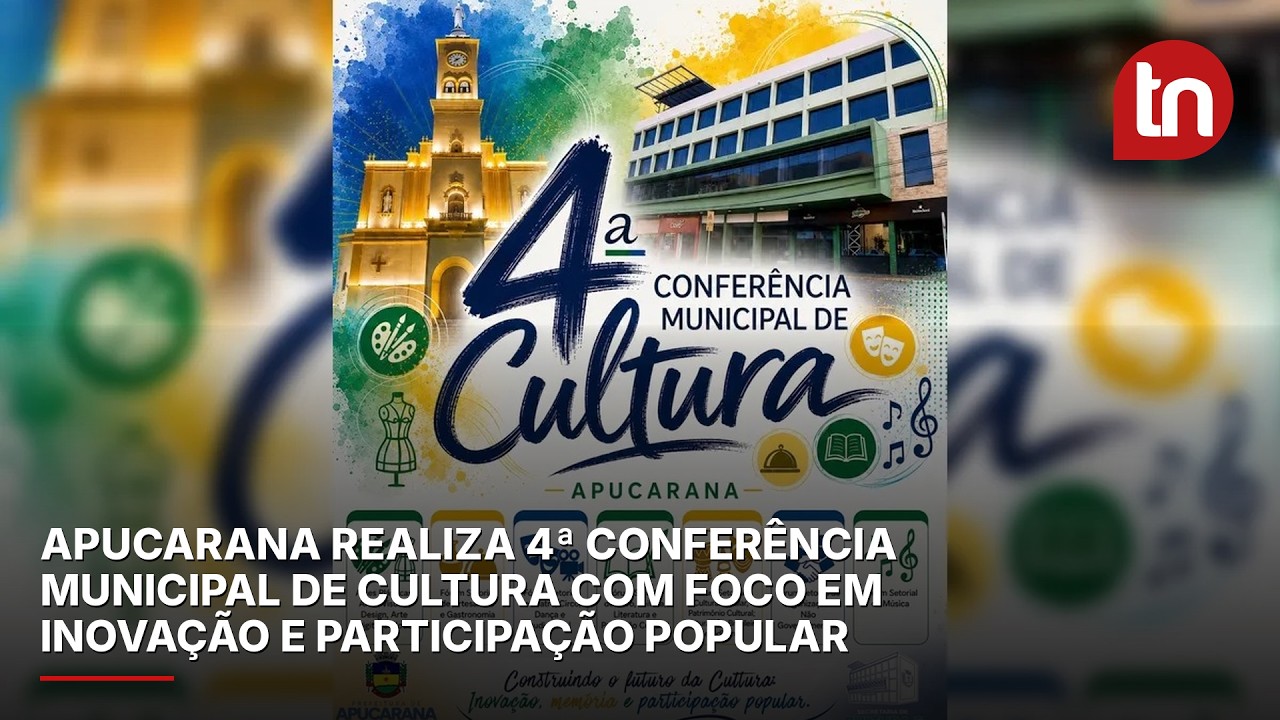 Apucarana realiza 4ª Conferência Municipal de Cultura com foco em inovação e participação popular