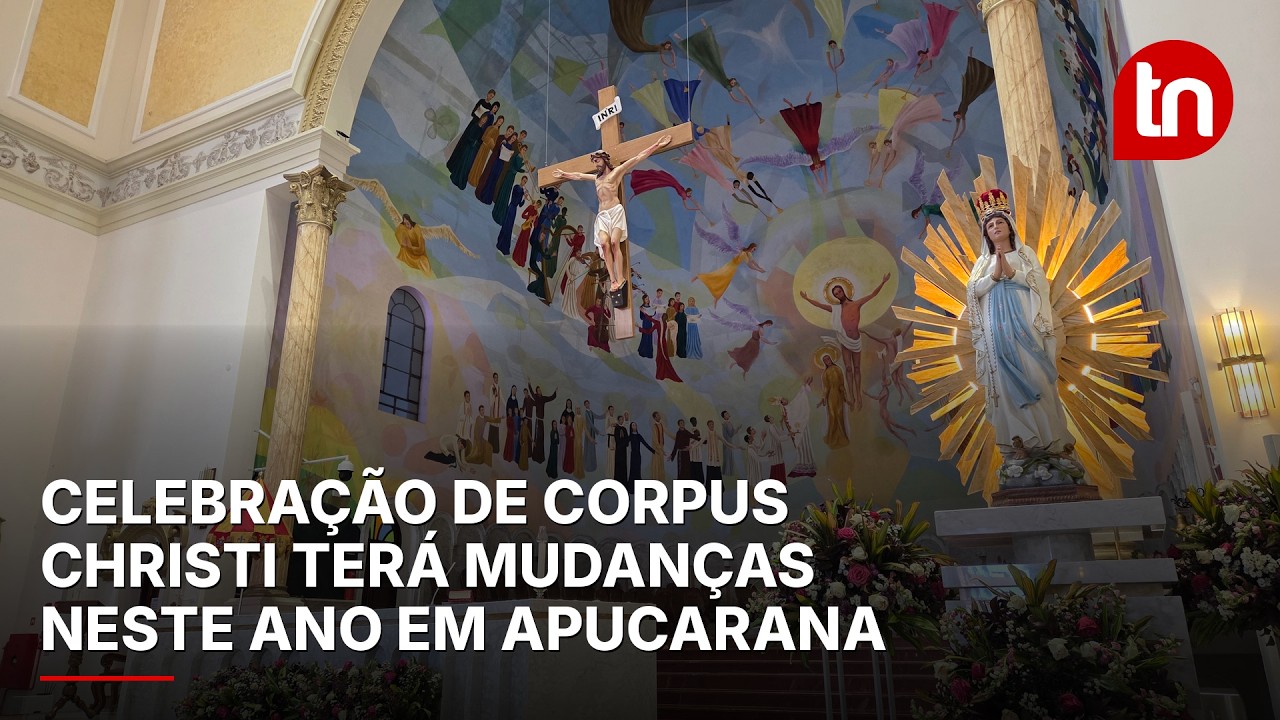 Celebração de Corpus Christi terá mudanças neste ano em Apucarana