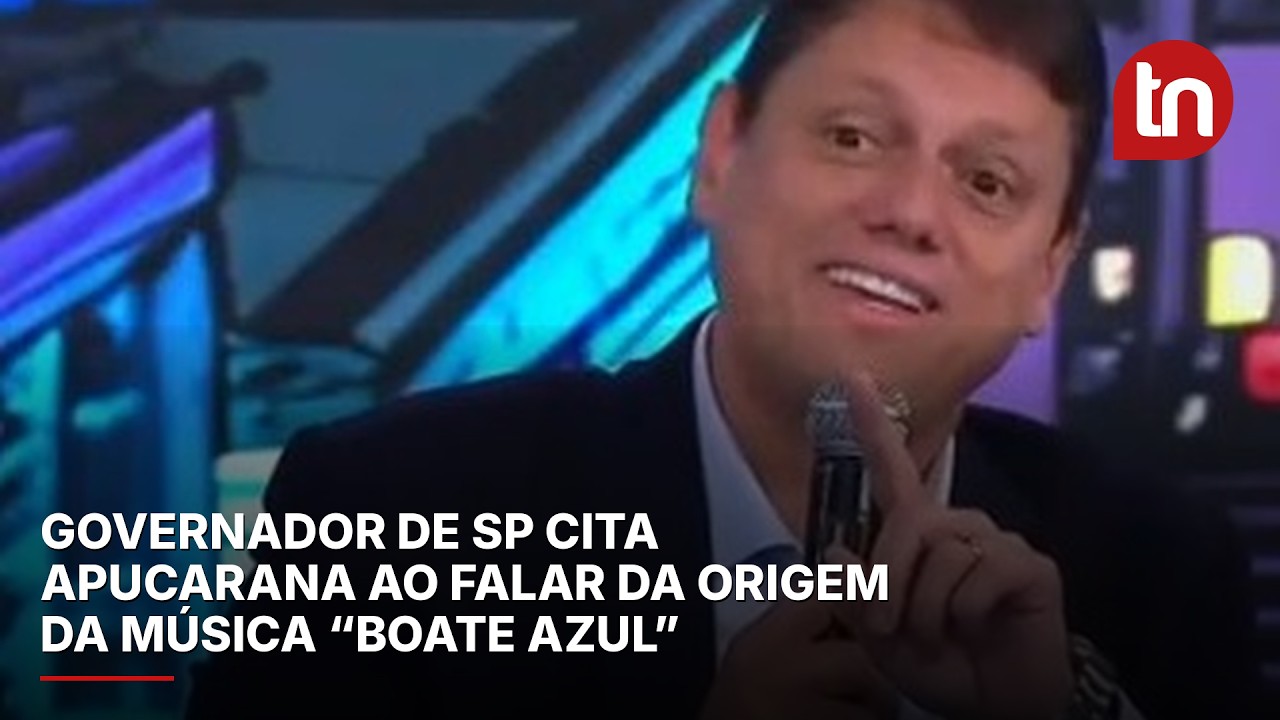 Governador de SP cita Apucarana e conta a origem da música 'Boate Azul'