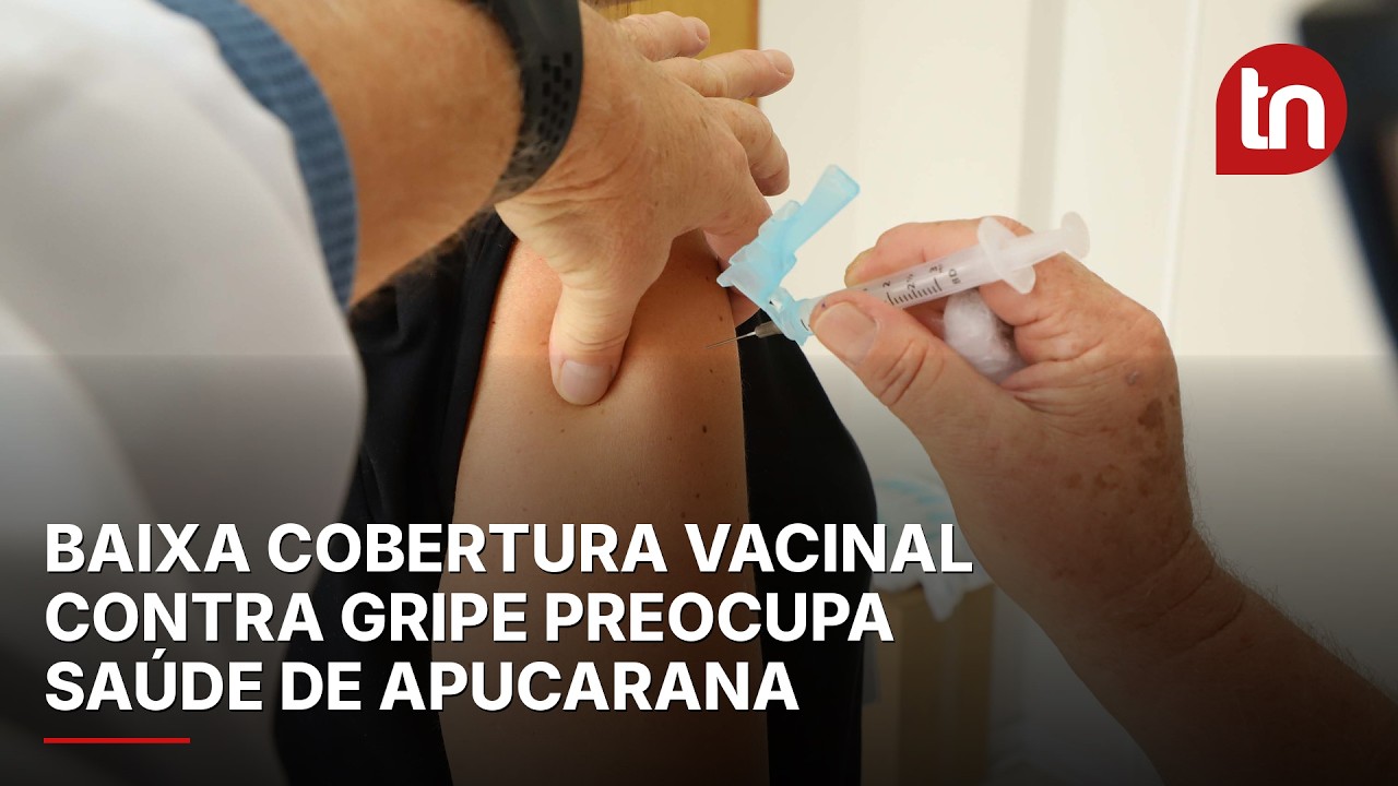 Baixa cobertura vacinal contra gripe preocupa saúde de Apucarana