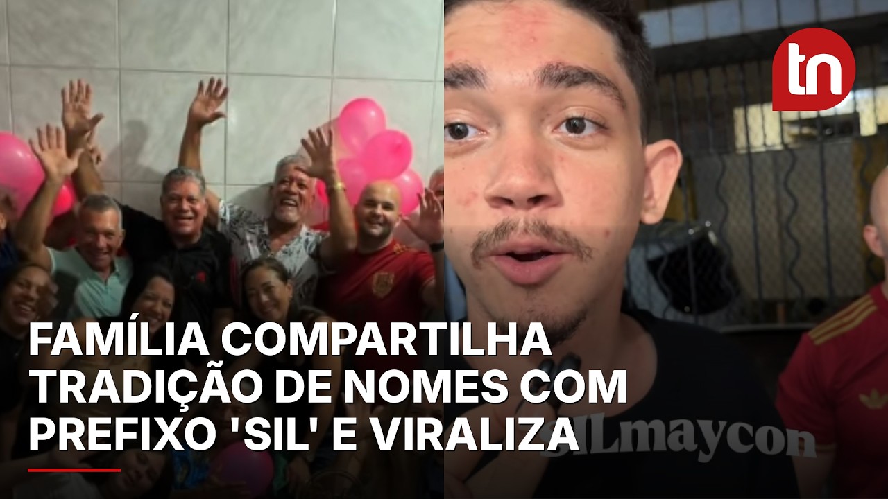Família compartilha tradição de nomes com prefixo 'Sil' e viraliza