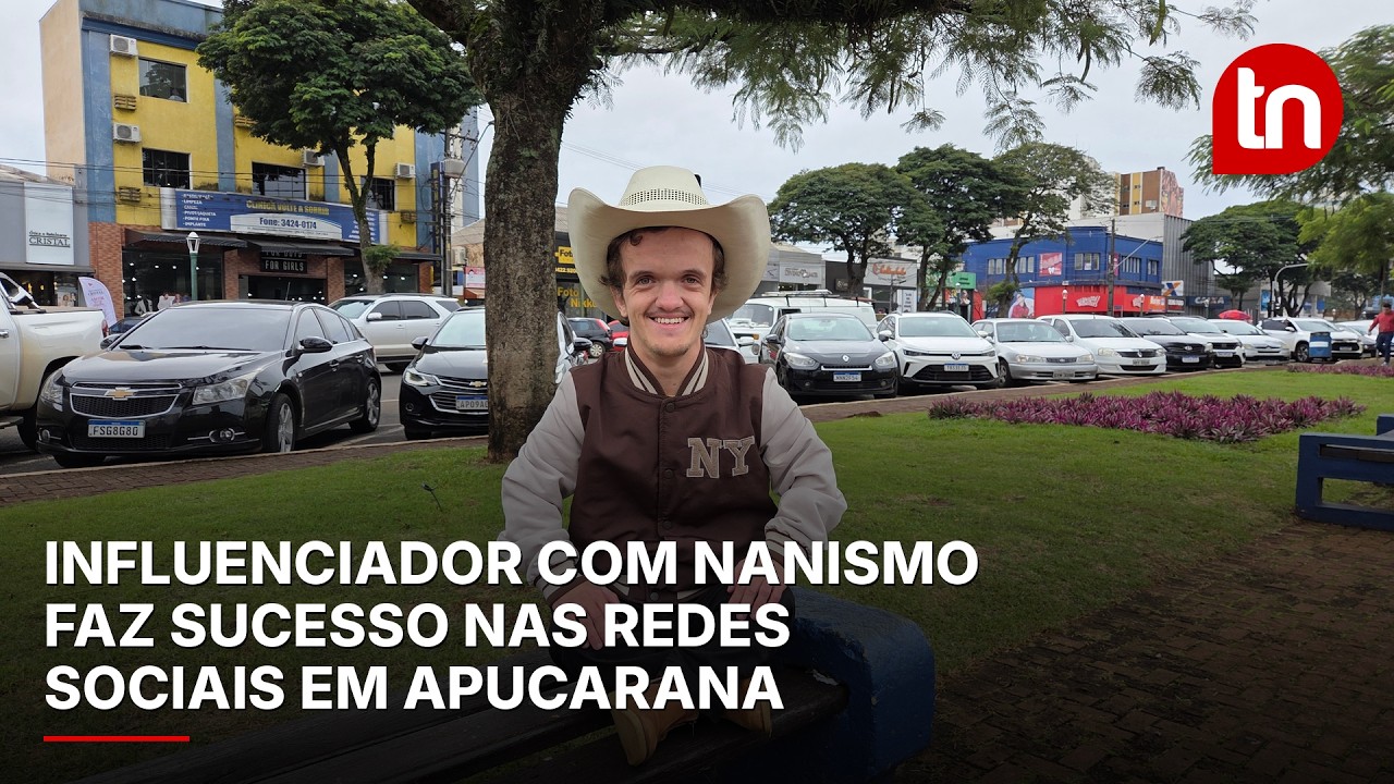 Influenciador com nanismo faz sucesso nas redes sociais em Apucarana